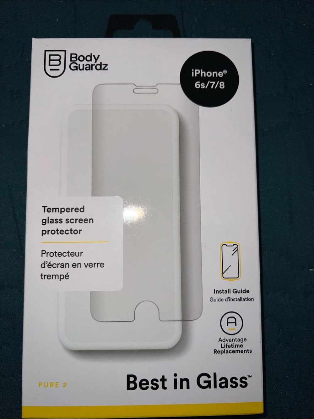 Tempered Glass Screen Protector for iPhone 6s/7/8 - Clear